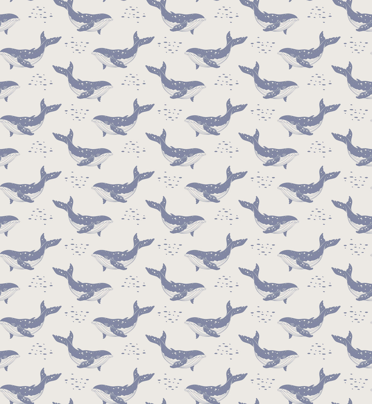 Dotra Playful Whale Wallpaper