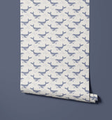 Dotra Playful Whale Wallpaper