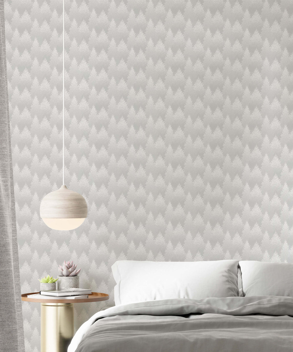 Dotty Dotted Forest Wallpaper