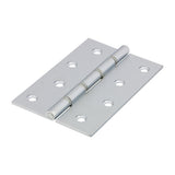 Double Steel Washered Hinges - Solid Brass - Satin Chrome
