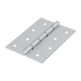 Double Stainless Steel Washered Hinges - Solid Brass - Satin Chrome