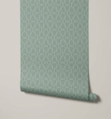 Drip Geometric Teardrop Line Wallpaper