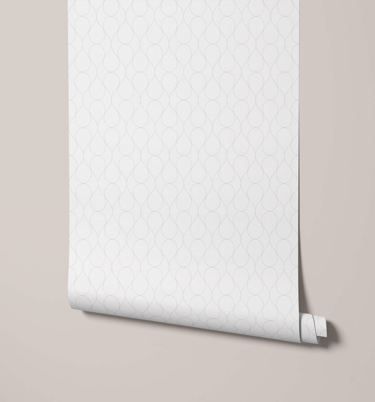 Drip Geometric Teardrop Line Wallpaper