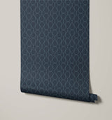 Drip Geometric Teardrop Line Wallpaper
