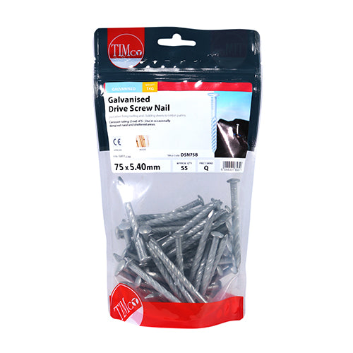 Drive Screw Nails – Galvanised – 1kg Bags