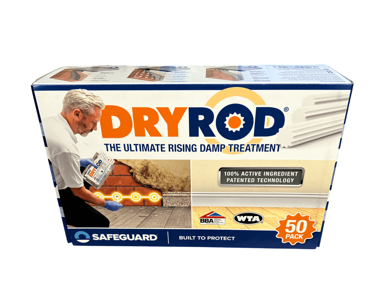 Dryrod Damp Proofing Rods 50 Pack Rising Damp