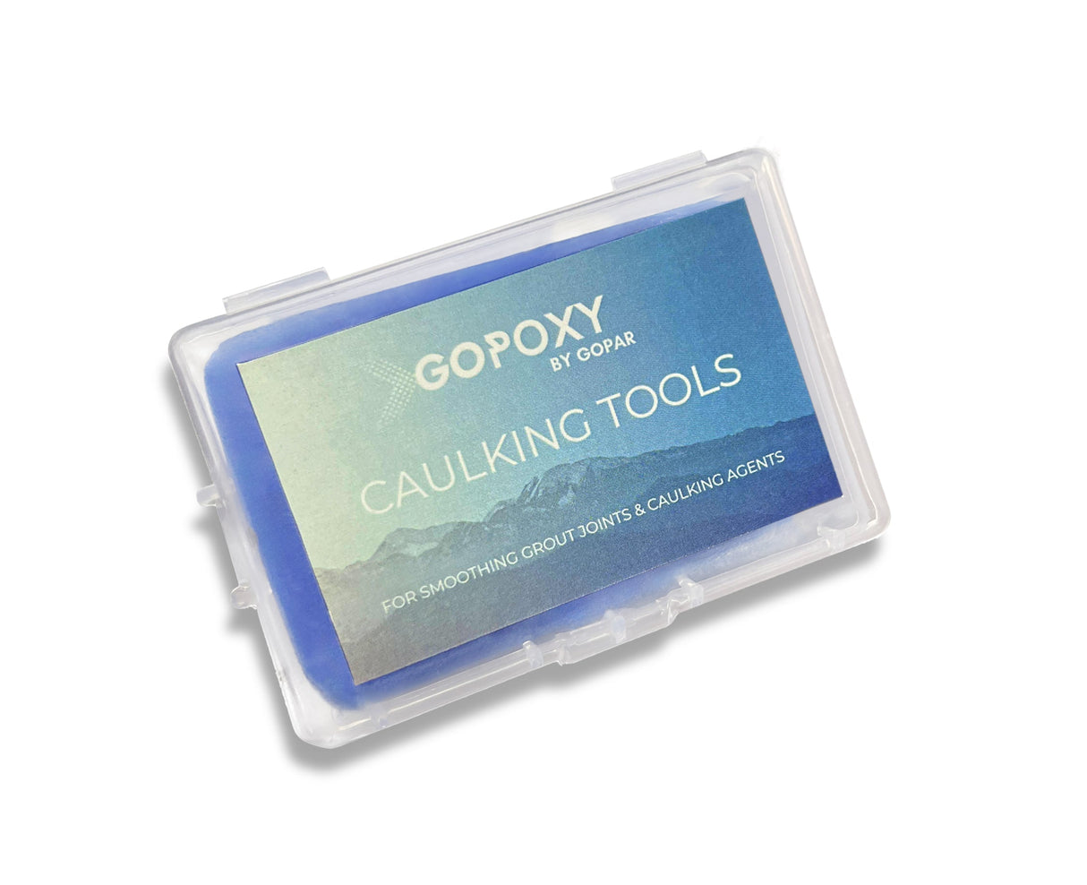 GoPoxy Advanced Epoxy Grout Tool Kit – Double-Barrel Gun, Finishing Tools & Case