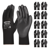 SKYTEC ELEMENTS EMG133 Black Multi Purpose PU Palm Coated Work Gloves (PACK of 120 PAIRS)