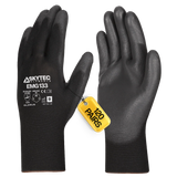 SKYTEC ELEMENTS EMG133 Black Multi Purpose PU Palm Coated Work Gloves (PACK of 120 PAIRS)