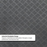 Deckplate Low Profile Rubber Doormat