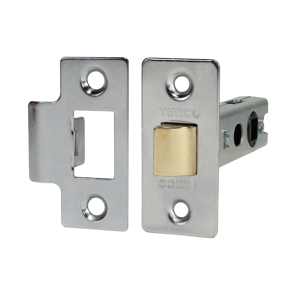 Economy Tubular Latch – Nickel (79.5mm Case / 57.5mm Backset)