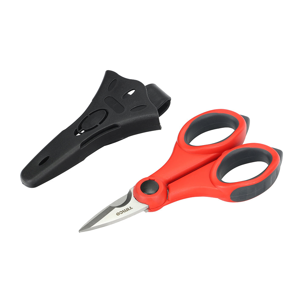 TIMCO Electricians Scissors 6" (150mm) – Micro-Serrated, Wire-Strip Notch