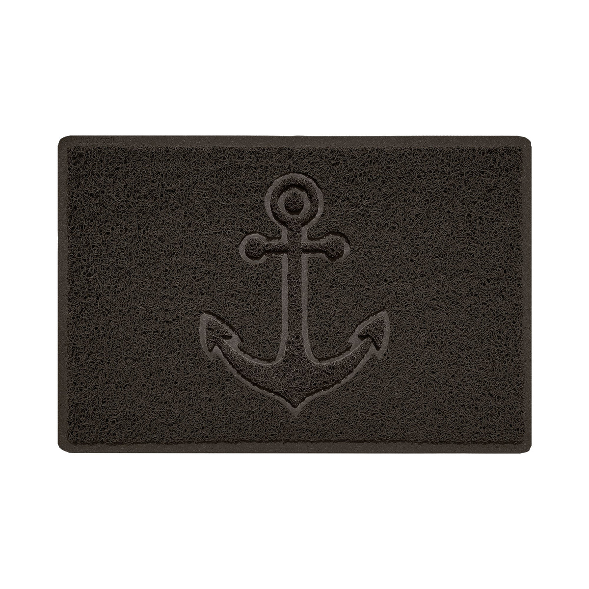 Embossed Spaghetti Outdoor Doormat - Brown