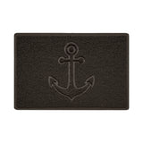 Embossed Spaghetti Outdoor Doormat - Brown