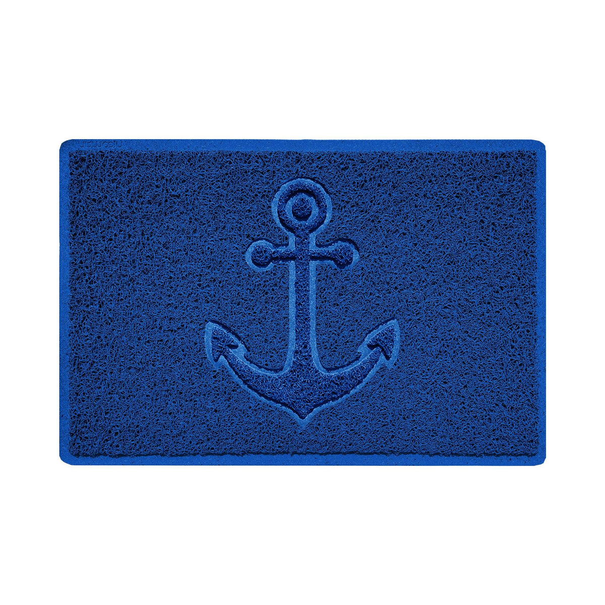 "Anchors Away" Grey Spaghetti Door Mat