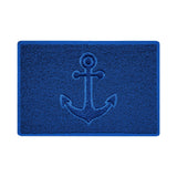 "Anchors Away" Grey Spaghetti Door Mat