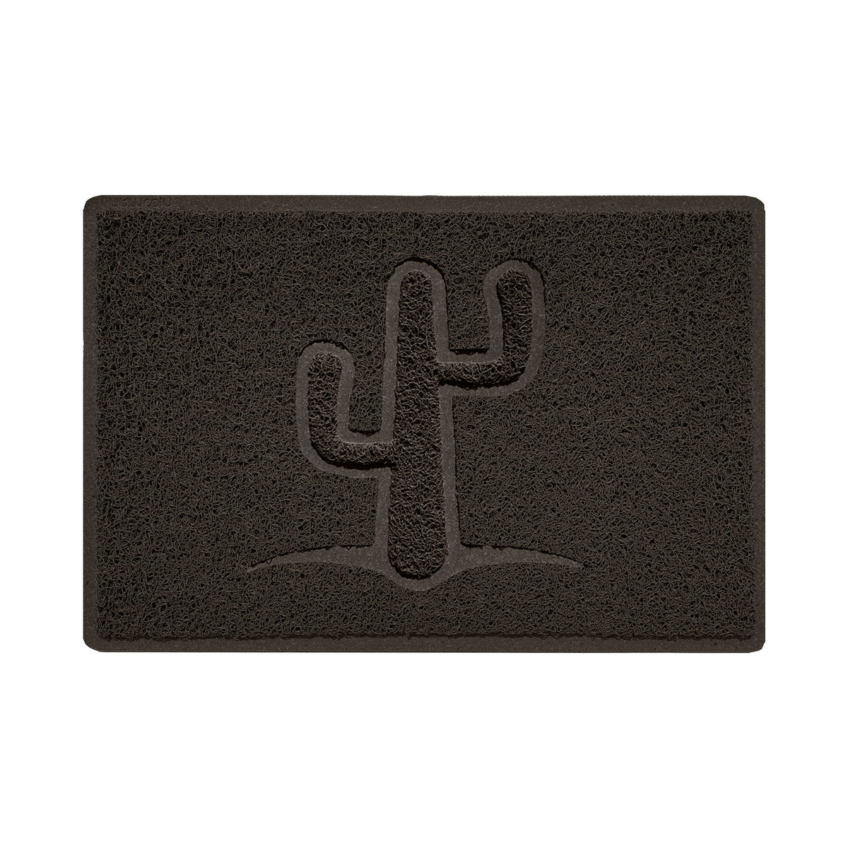 Embossed Spaghetti Outdoor Doormat - Brown