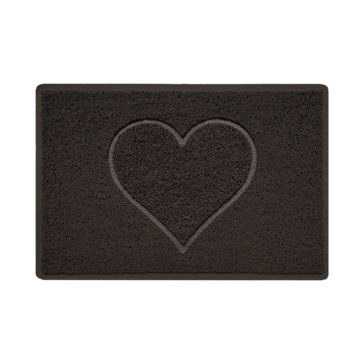 Embossed Spaghetti Outdoor Doormat - Brown