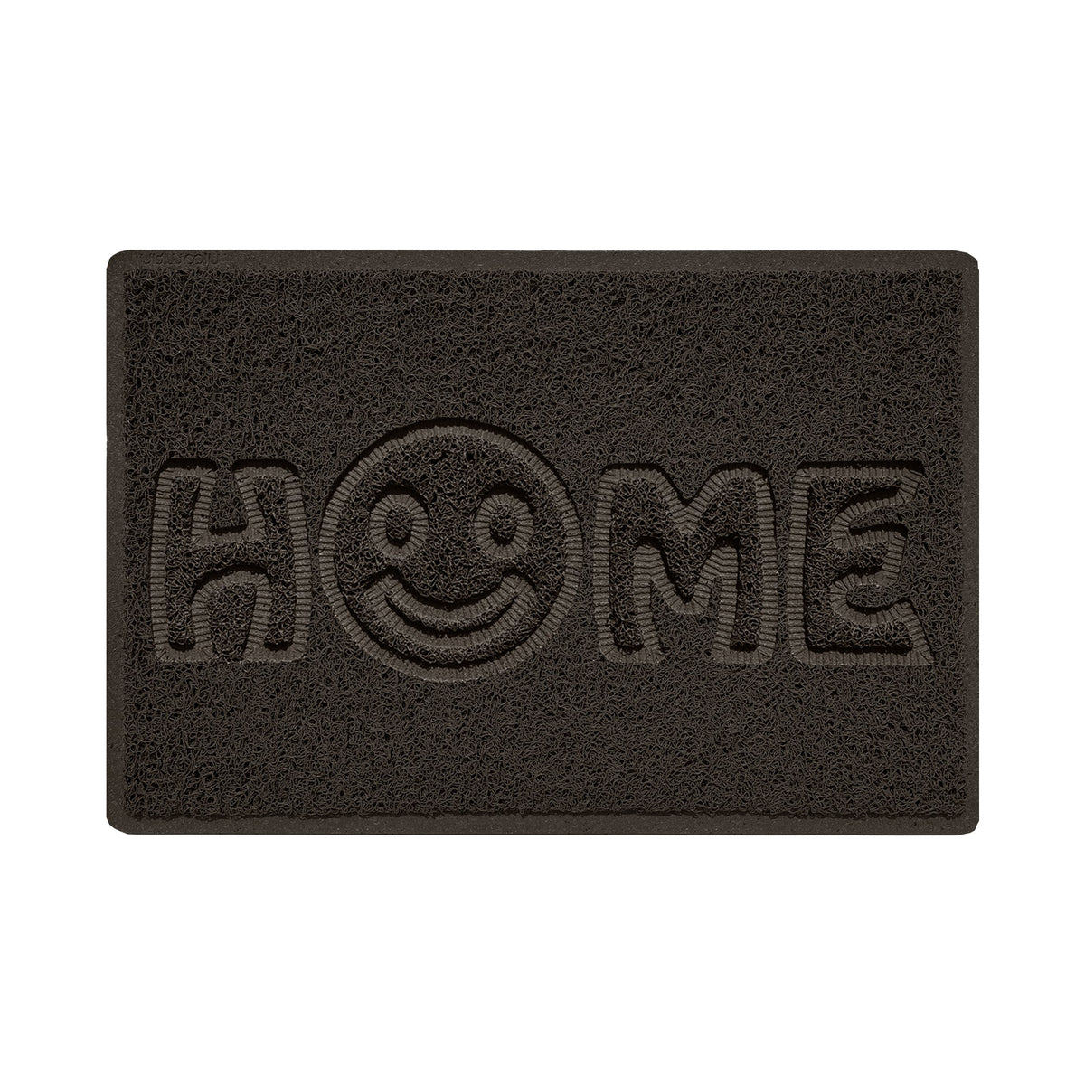 Embossed Spaghetti Outdoor Doormat - Brown