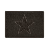 Embossed Spaghetti Outdoor Doormat - Brown