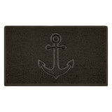"Anchors Away" Grey Spaghetti Door Mat