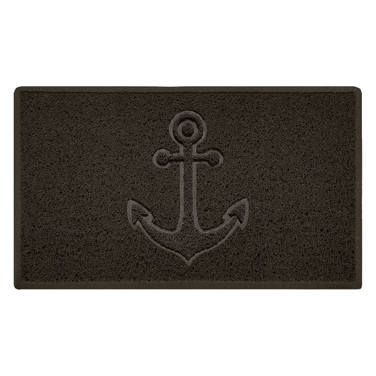 Embossed Spaghetti Outdoor Doormat - Brown