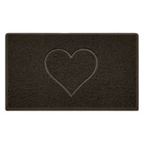 Embossed Spaghetti Outdoor Doormat - Brown