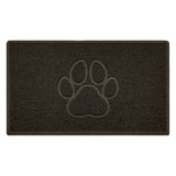 Embossed Spaghetti Outdoor Doormat - Brown