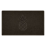 Embossed Spaghetti Outdoor Doormat - Brown