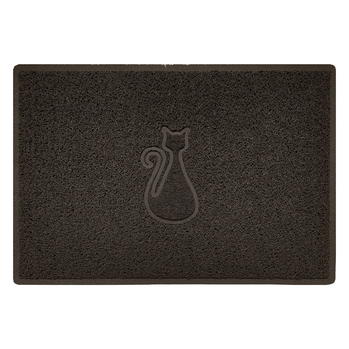 Embossed Spaghetti Outdoor Doormat - Brown