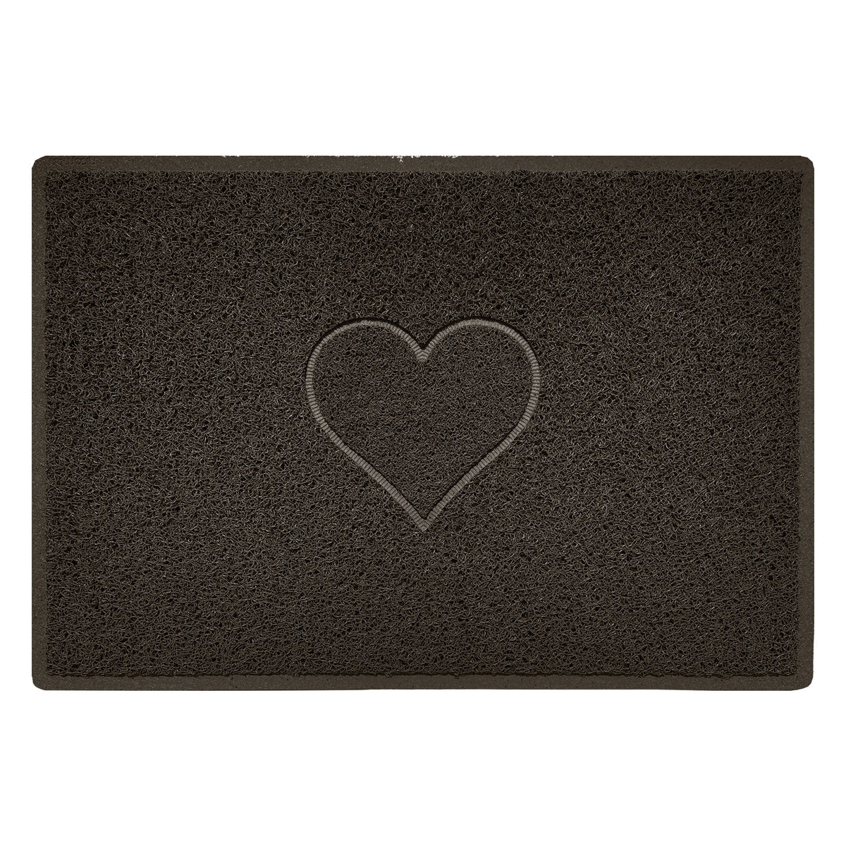 Embossed Spaghetti Outdoor Doormat - Brown