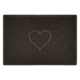 Embossed Spaghetti Outdoor Doormat - Brown