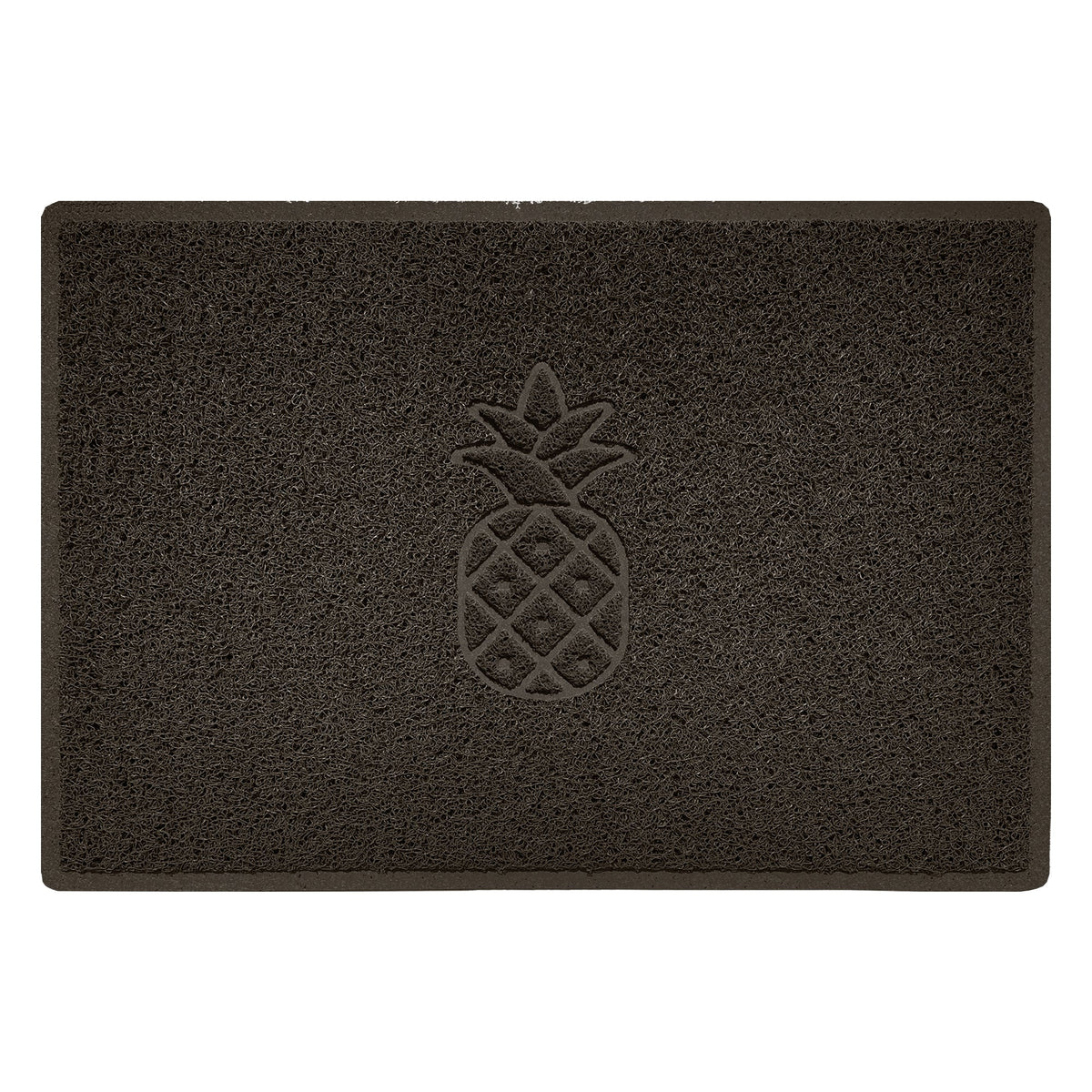 Embossed Spaghetti Outdoor Doormat - Brown