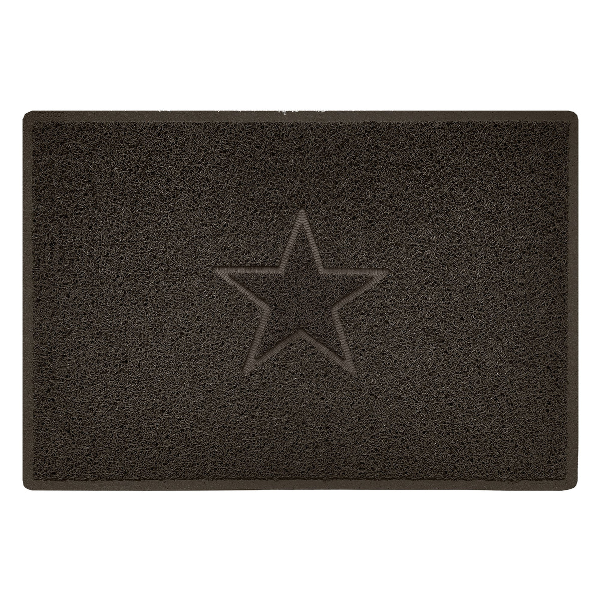 Embossed Spaghetti Outdoor Doormat - Brown