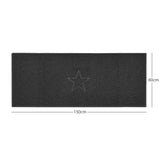 "Star" Embossed Loofah Textured Spaghetti Doormat