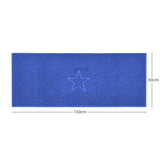 "Star" Embossed Loofah Textured Spaghetti Doormat