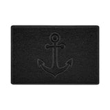 "Anchors Away" Grey Spaghetti Door Mat