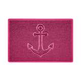 "Anchors Away" Grey Spaghetti Door Mat