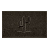 Embossed Spaghetti Outdoor Doormat - Brown