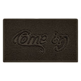 "Come In" Grey Spaghetti Door Mat
