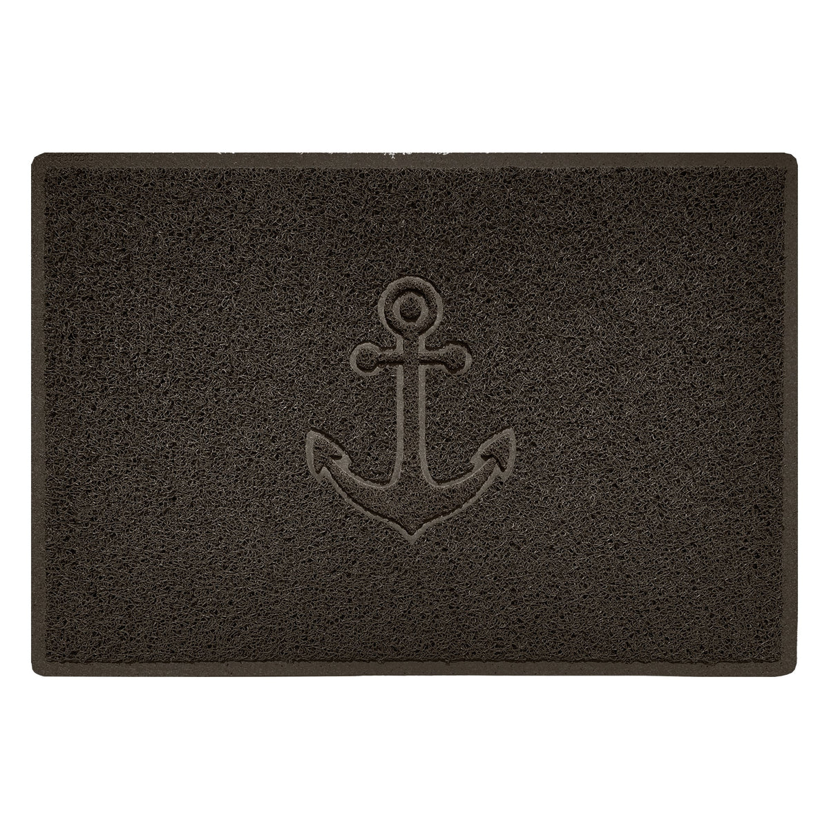 Embossed Spaghetti Outdoor Doormat - Brown