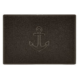 Embossed Spaghetti Outdoor Doormat - Brown