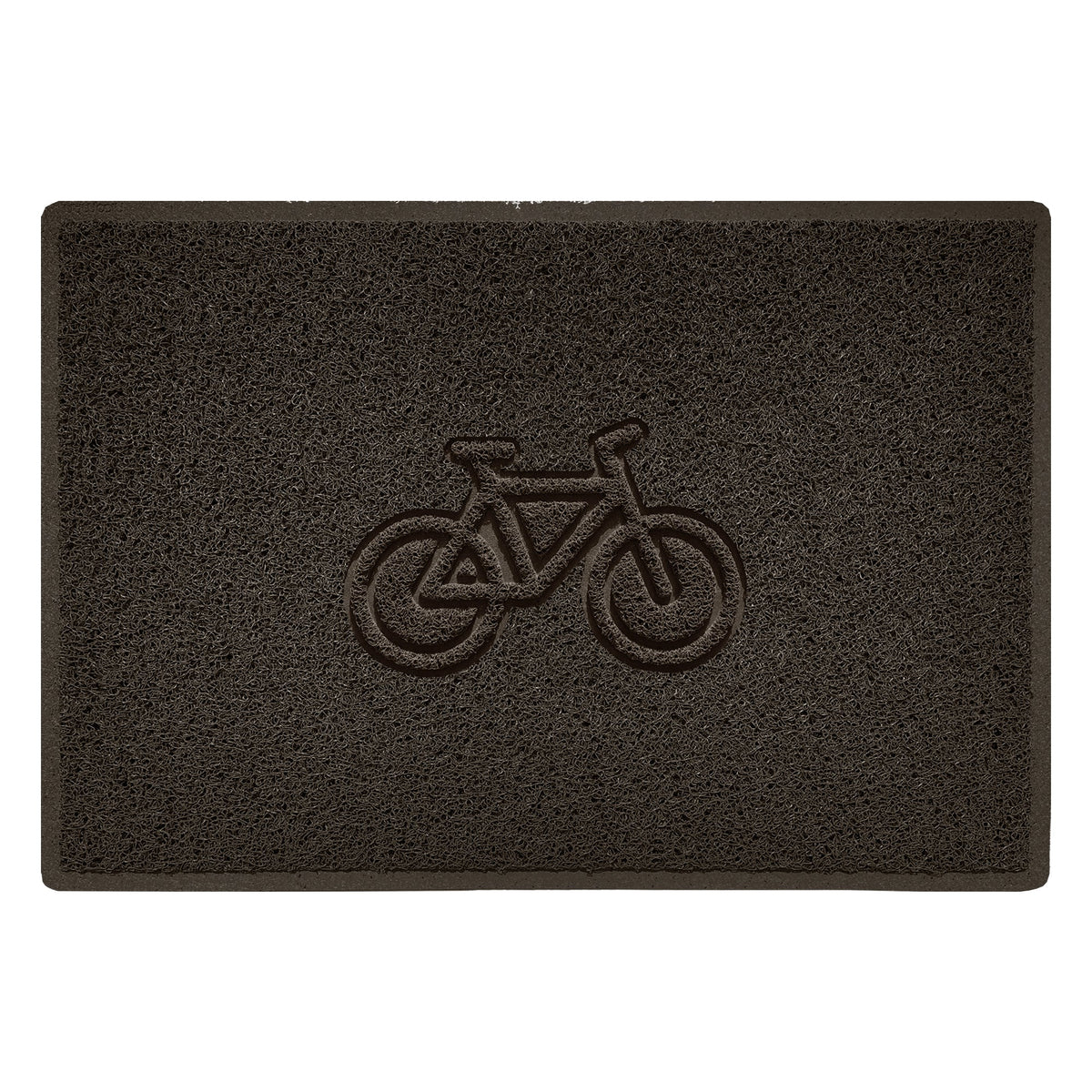 Embossed Spaghetti Outdoor Doormat - Brown