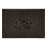Embossed Spaghetti Outdoor Doormat - Brown