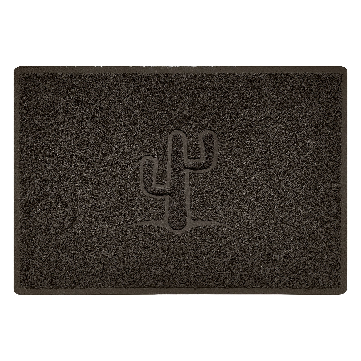 Embossed Spaghetti Outdoor Doormat - Brown