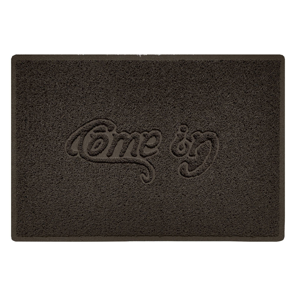 "Come In" Grey Spaghetti Door Mat