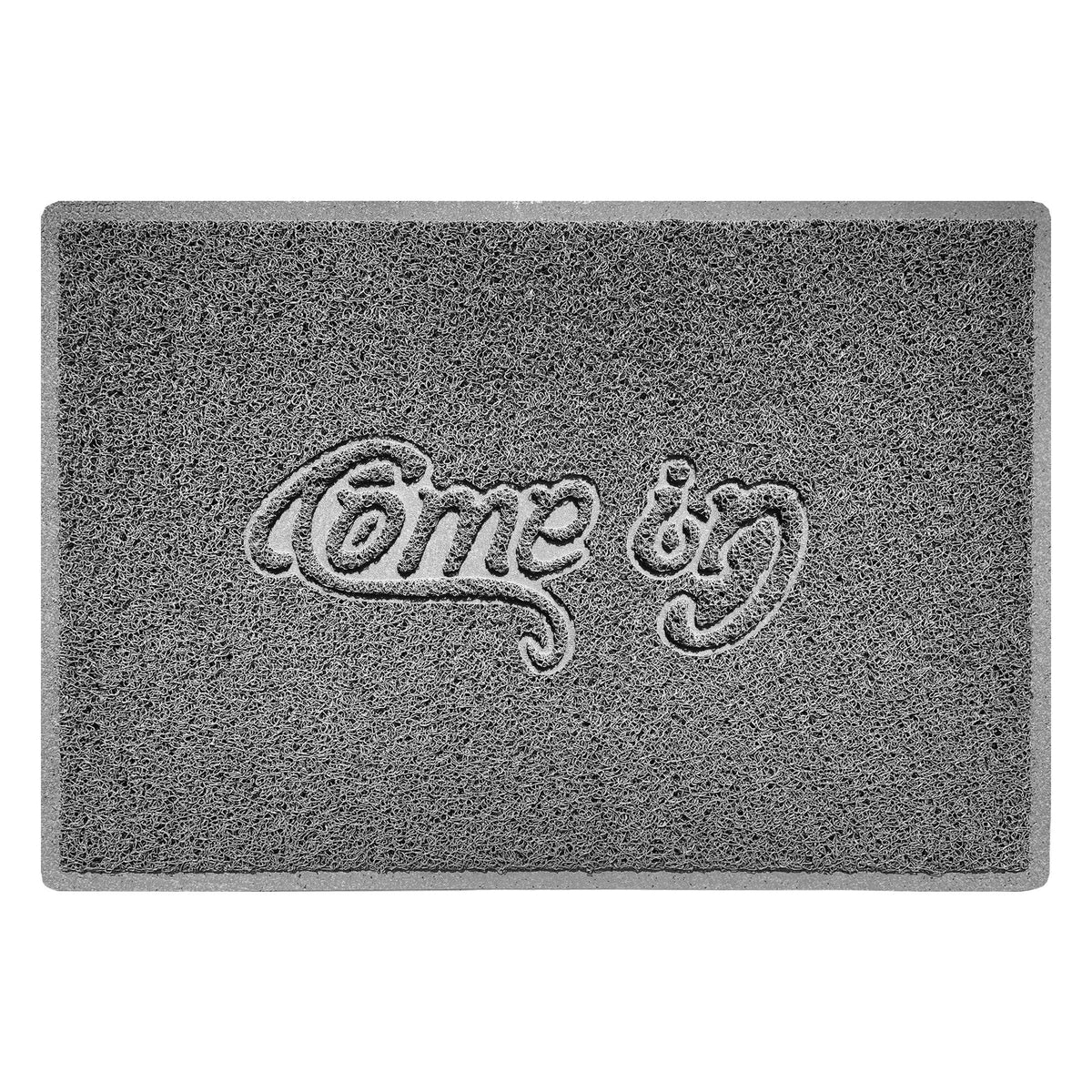 "Come In" Grey Spaghetti Door Mat