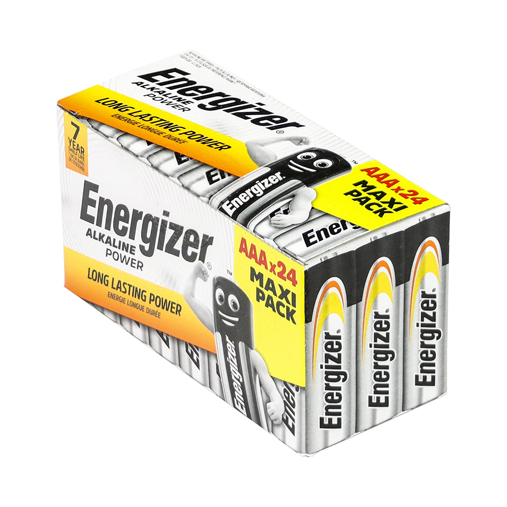 Energizer Alkaline Power AAA Batteries – Value Home Pack 24 Pack