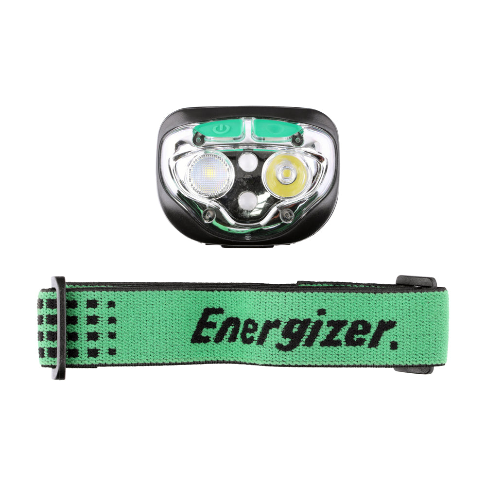 Energizer® LED Vision Ultra Rechargeable Headlamp – 400 Lumen (Green)