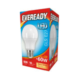Eveready LED GLS Light Bulb - E27 - 806 Lumen - 8.8W - Warm Light - Pack of 5
